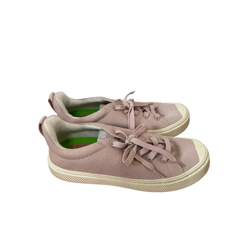 Cariuma IBI Low Rose Knit Shoes Sneakers Pink Cream Womens Size 10 - Picture 3 of 8